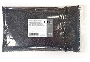 Intralabs Activated Carbon 200g - Small Charcoal Granules Fish Tank Filter Media Aquariums