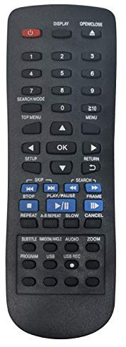 ALLIMITY N 2 QAYA 000015 Télécommande Remplacer pour Panasonic DVD Player DVD-S48 DVD-S500 DVD-S68 DVD-S700