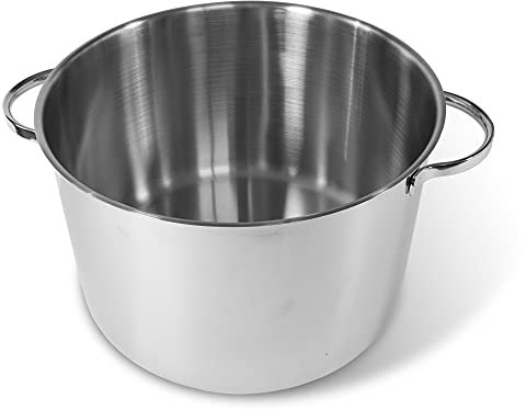 Moneta Allegro Pentola 24 cm in Acciaio Inox per tutti i Fuochi 7.5 Litri