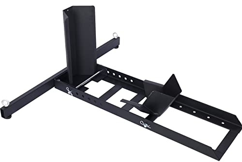 Montary Motorcycle Front Tire Chock, 1800 Lb, Capacity Motorcycle Stand/Wheel Chock for 15-22 Wheels, Adjustable Heavy Duty Motorbike Front Chock