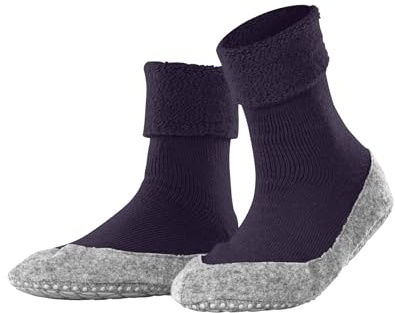 FALKE Cosyshoe W Hp lana con suola in gomma 1 paio, Calze da casa Donna, Rosso Wineberry 8761, 39-40