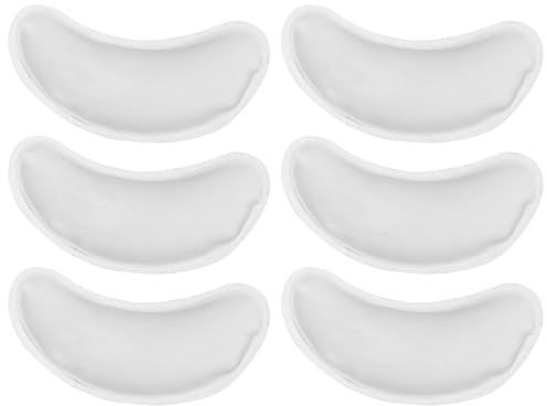 BESTOMZ Hydrogel Augenpads 6 Stück Kühlende Augenkühlpads aus Gel und PVC für Kalte Kompresse Kompakt und Leicht für Arbeit und Reisen zur Augenpflege