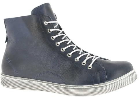 Andrea Conti 0341500 skor dam stövlar halvskor sneakers High Top, blå, 36 EU