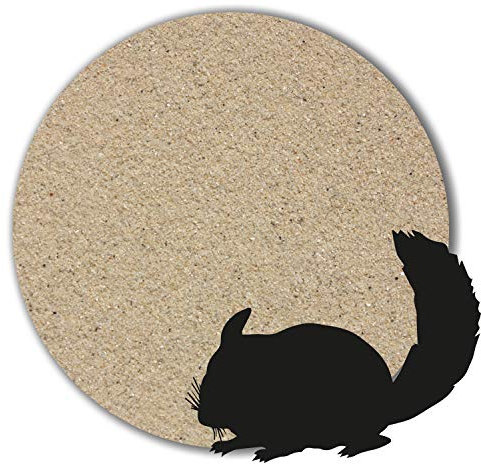 Anbobo 7,5 kg Chinchillasand Badesand hocherhitzt keimfrei samtweich beige (7,5 kg)