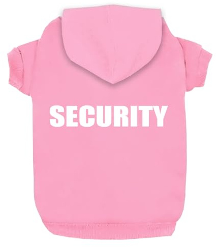 Izefia Hundkläder Hundtröjor Säkerhet Tryckt Rdc Pet kläder för hundar varm tröja bomull jacka jacka för liten hund medium katt (rosa, M)