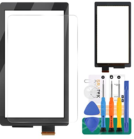Kit de piezas de reparación de vidrio para Nintendo Switch HAC-001 con sensor digitalizador V1 Touch Digitalizador Panel de reparación de vidrio (HAC-001 V1 pantalla táctil)