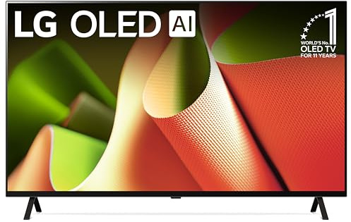 LG 65-Inch Class OLED B4 Series Smart TV 4K Processor Flat Screen with Magic Remote AI-Powered with Alexa Built-in (OLED65B4PUA, 2024)