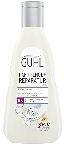Guhl Panthenol + Reparatur Shampoo - Inhalt: 250ml - Mildes Shampoo - Haartyp: beansprucht - Sanft zur Kopfhaut