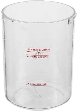 VOSAREA Réservoir D'eau Marquages Niveau D'eau Abs pour Appareil à Vapeur Facial 240-600ml Solide Haute Température, pour Usage à Domicile ou Spa