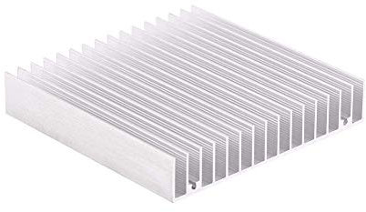 1Pc Aluminium Heat Sink Module Cooling Fin Heatsink for High Power Transistor Semiconductor Devices with 16 Pcs fins 3 . 93(L) x 3 . 93(W) x 0 . 7(H) /100mm(L) x 100mm(W) x 18mm(H)