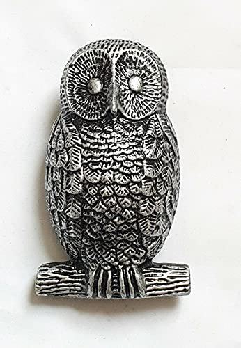 Manor Owl Door Knocker Pewter Front Door Knocker