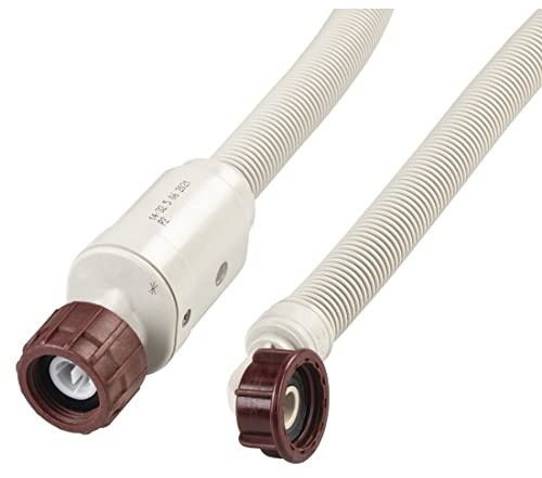 Xavax Tuyau Antidébordement pour machines à laver et lave-vaisselle, 2.5 m Raccord 3/4 pouces(Tuyau Arrivée d'Eau Aquastop, Sécurité Anti-Fuite, Empêche le Dégât des Eaux, Indicateur de fuite)