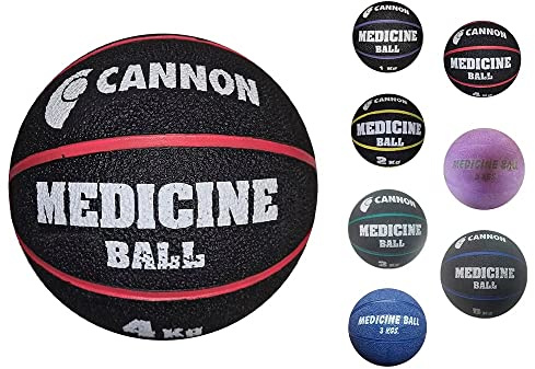 CANNON - Balon Medicinal sin Bote, Pesos Variados, Home Fitness Training Crossfit Gimnasia
