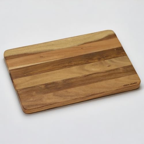 Vesta Homes Wooden Extra Large Cutting Board/Chopping, Serving Board/Block for Kitchen Vegetables, Fruits, Cheese and Charcuterie | Premium Acacia Wood | 45 * 30 * 2.5 Cms | Handcrafted in India