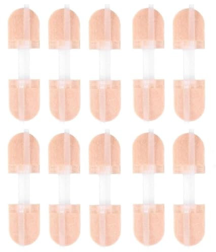 10 Stück Wundverschlüsse Strips, Klebebandagen, Wundnahtstreifen-Strips Klammerpflaster, Erste Hilfe & Sicherheit für Camping & Outdoor, für Frauen Männer Hautfarbe