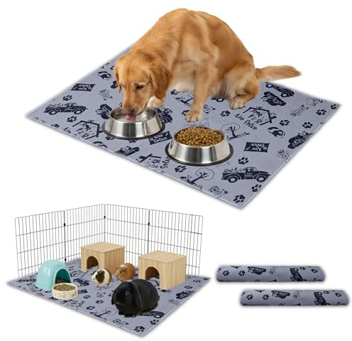 NEO SOLVO 2 absorberande och halkfria mattor – grå mönster – 120 cm x 160 cm