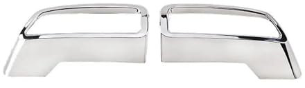 CRRYUQWWM Per Peugeot 3008 4008 5008 2017 2018 2019 2020 2021 ABS Argento Terminale di Scarico Marmitta Copertura Decorazione Tubo Finale