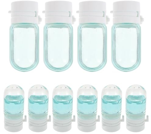 Homoyoyo 10pièces Huile Capillaire Parfumée pour Femmes Mini Capsules Hydratantes Soin Revitalisant pour Cheveux Bouclés Usage Voyage et Salon