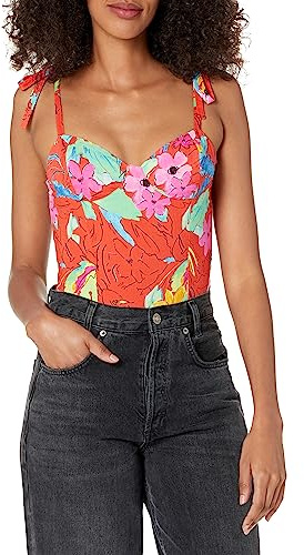 Desigual Body_Marlen 3090, Body De Las Mujeres, Red, XL