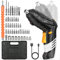 Akkuschrauber Klein - 3,6V Mini Elektrischer Schraubendreher mit Akku, 90° klappbar Electric Screwdriver Set mit 47tlg Zubehör, 2-Drehrichtung, LED Licht, Koffer, USB-Ladekabel