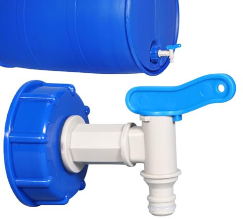 BommFu Adaptador de manguera de agua, adaptador de válvula de inserción, adaptador de depósito de jardín, conexión de manguera exterior, accesorios a prueba de fugas, piezas de repuesto finas para