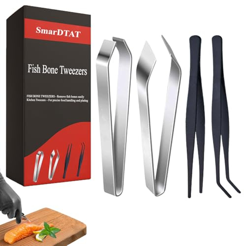 fish bone tweezers set, fish tweezers for accurate tweezers bones removal, A tool for deboning salmon, kitchen for fishbone remover deboning