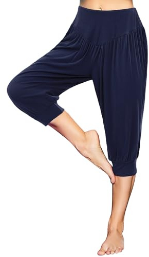 Terecey Jogger Donna Vita Alta Fondo Elasticizzato Relax Sport Casual