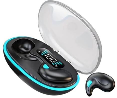 Auriculares deportivos con cancelación de ruido, auriculares inalámbricos con cancelación de ruido, auriculares ligeros con audio claro, auriculares intrauditivos con diseño a prueba de sudor