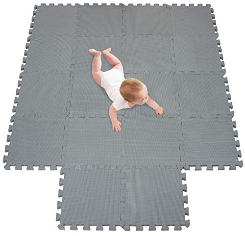 meiqicool Alfombra Puzzle Infantiles Suelo de Espuma EVA | Tapete de Juego | Alfombra Suave para Bebé | Alfombra Goma eva Bebe Manta Juegos Gris 12