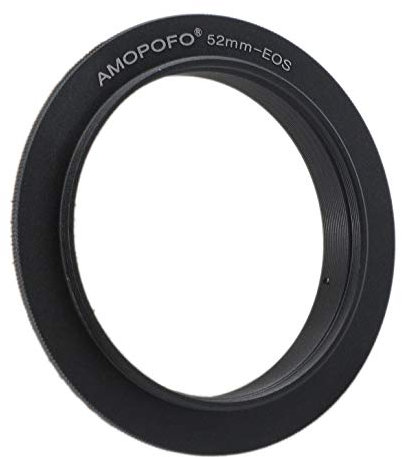 52mm-EOS Retroadapter Ring.Geeignet Makroaufnahmen,Kompatibel mit für Canon-EF-Bajonett 60D 70D,77D,80D,10D,20D,30D,40D,50D,5D,5D Mark II,5D Mark IV,5DS,6D,7D,1D,1D Mark IV