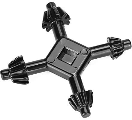 Black and Decker Chunk Key 4 in 1 Multifunctional Steel Drills Chuck Key Fit Handheld Drilling Tool Chuck Key Way Drill Master Ratchet wre 3/8 for Caulk Bit Hammer