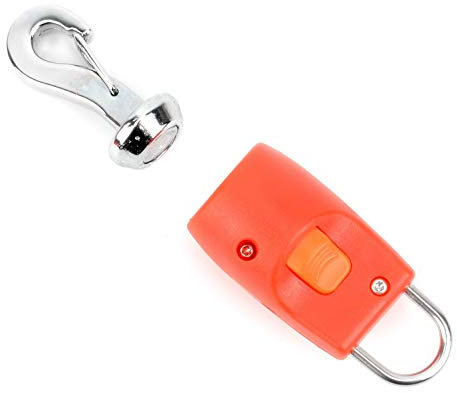 Hundeleinen-Verbindungsstück Automatischer magnetischer magischer Verschluss mit Verschluss One-Touch-Verbindung und Freigabe Geschirrhalsband Edelstahl for Outdoor-Walking-Training Schwarz/2 ( Color