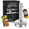 Quirility | Kit Smash Burger Press Professionel | Attendrisseur de Viande Multifonction INOX 304 | Presse Burger Ergonomique | Marteau Viande Durable | Presse Steak Haché | Presse Hamburguer