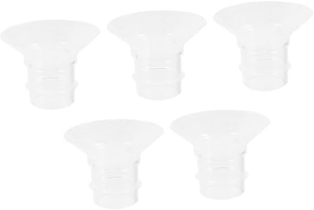 Milisten Embouts de Bride en Silicone Universels pour Tire-lait Portable Maman, 5 Inserts Confortables, Accessoires de Conversion de Diamètre, Adaptés à Tire-laits Électriques pour Allaitement