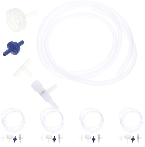 Hohopeti Ensemble De 5 Kit Incubateur à Crevettes Eau Salée Outil Éclosion Artemia Accessoire Aquarium Modulable pour Élevage de Poissons et Crevettes