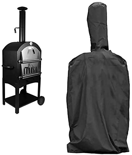 KILLIAN'S Store Pizza Oven Cover, Heavy Duty Waterproof Oxford Cloth Black 170x65x55cm