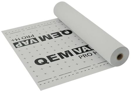 Ecran Pare Vapeur actif à deux couches QEMVAP PRO H+ Long 50m (75m²)