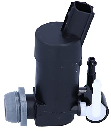Twin Outlet Windscreen Washer Pump, Washer Pump for Windscreen Washing System, Windshield Washer Motor and Pump Assembly 1355124 Replacement Fit for CMax Focus/Mondeo