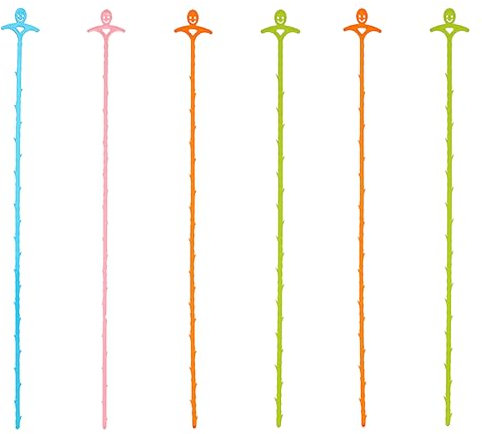 INGJIA Scarico Unblocker, Lavello Unblocker Tool 6 Pack, Snake Drain Adatto per Tubi Sottili (> 0.4), 20 & 25 Aggiornato Round Riutilizzabile Scarico Cleane per fogna, Cucina, lavandino Bagno