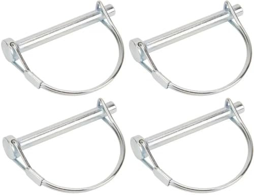 cyclingcolors 4x Klappsplinte Klappstecker Galvanisch Verzinkt Rasenmäher Traktor, 8mm x 45mm