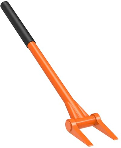 Insaga Demolition Tools - 2mm Steel Straight Handle Wrecking Bar for Wood Floors & Drywall Removal - Demo Deck Board Removal Tool for Contractors, Restoration, 28'' Rounded Handle for Tight Spaces