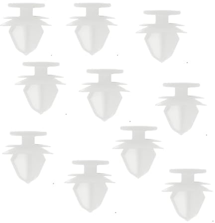 (Lot de 10) Clips Agrafe pour Porte Coffre Portière compatible avec les véhicules Audi Citroen Peugeot et Renault OEM 225013 7701048396