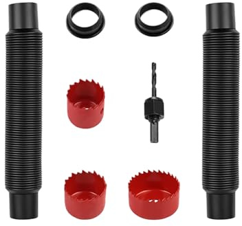 Déviateur pour Tonneau de Pluie,Accessoires pour Adaptateur Étanche - Kit de Liaison pour Tonneau de Pluie,pour Nettoyage Extérieur, Irrigation de Jardin, Cour, Irrigation de Patio et Conservation