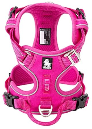 WINHYEPET Truelove No Pull hundsele, reflekterande hundsele för hundar, justerbar mjuk vadderad husdjursväst med enkelt handgrepp TLH56512