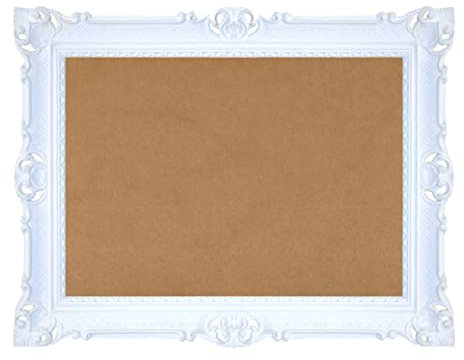 artissimo Cornice portafoto barocca bianca, 50 x 70 cm, antica, 70 x 90 cm, per matrimonio, 3057