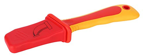 Akozon Dismantling Knife 1000V Insulation Electrician Knife Fast Strip Cable Stripper Cutter Wire Stripping Anti Magnetic IEC60900 1000V Electrician Blades