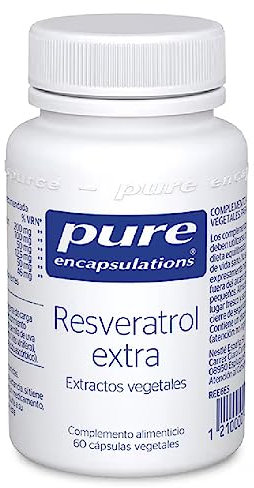 PURE ENCAPSULATIONS Resveratrol Extra | Extractos vegetales para la piel | 60 Cápsulas Vegetales