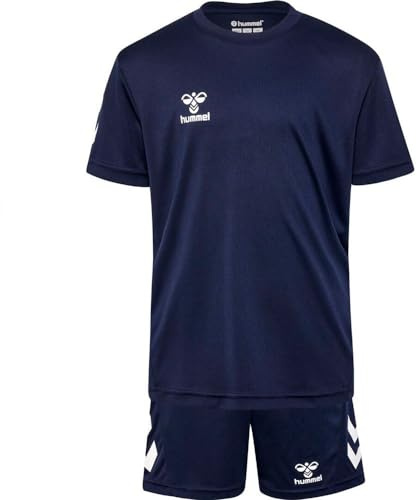 Hummel - hmlLOGO Set Kids, Camiseta niños Unisex, Marine,