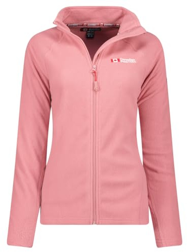 Canadian Peak Tugeak Fz Lady - Chaqueta Para Mujer Con Cremallera - Ropa Otoño Invierno Primavera Caliente - Suéter Deporte y Trabajo De Manga Larga De Piel Suave Aire Libre (Rosa XXL)