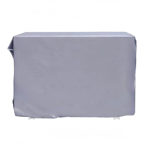 FINEVERNEK Housse Climatiseur Extérieur, Plus épaisse Climatiseur Protection Extérieure, Anti Poussière Anti Neige Imperméable Résistant Au Soleil Housse Climatiseur Protection, Gris(86 * 32 * 56cm)